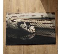 Isdreem Alfombra De Baño Antideslizante Suave Felpudo Antideslizante Serpiente Alfombra Antideslizante Escalera Felpudos Exteriores Grandes, 50x80cm