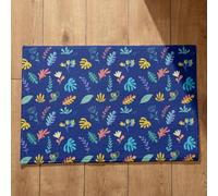 Isdreem Alfombra De Cocina Antideslizante Lavable Absorbente Felpudo Entrada Oscuro Hojas Dibujos Animados Interior Casa Alfombrilla Ducha Grande Marina Guerra, 40x60Cm