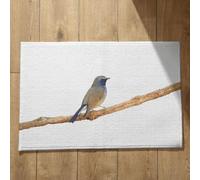 Isdreem Alfombra De Puerta De Entrada Felpudo Entrada Casa Good Vibes Pájaro Alfombra Puerta Personalizada Felpudo Entrada Casa Exterior, 40x60cm