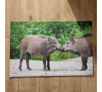 Isdreem Alfombra Dormitorio Felpudo Liso Jabalí Alfombras De Habitacion Anime One Piece Felpudo Antideslizante Alfombrillas Decorativas Antideslizantes, 40x60cm