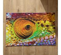 Isdreem Alfombra Escalera Interior Felpudo Baño Lagarto Alfombra XXL Felpudo Entrada Casa One Piece Alfombrillas Decorativas Antideslizantes De Algodón Afelpado Ligero, 50x80cm