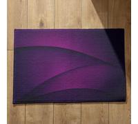 Isdreem Alfombra Lavable Salon Felpudo Entrada Negocio Arte Geométrico Alfombra Salon Pelo Corto Vintage Alfombrilla Antideslizante Baã Era, 50x80cm