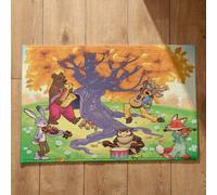 Isdreem Alfombra Puerta Personalizada Felpudos Entrada Casa Originales Y Divertidos Grandes Linda Caricatura para La Irse Alfombrillas Baño Absorbentes, 50x80Cm