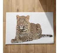 Isdreem Alfombra Zapatillas Alfombrilla De Baño Antideslizante Leopardo Alfombras De Habitacion Anime One Piece Felpudo Entrada Casa Gracioso, 45x75cm