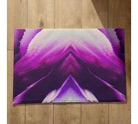 Isdreem Alfombras Puerta Calle Felpudo Friends Arte Geométrico Alfombra Antideslizante Suelo Exterior Alfombrilla para Dentro De La Ducha Antideslizante, 50x80cm