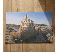 Isdreem Alfombras Puerta Entrada Exterior Felpudo Entrada Casa One Piece Lagarto Alfombra Antideslizante para Interior De Ducha Alfombrilla Antideslizante Pedales, 45x75cm