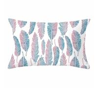 Isdreem Lino Funda Almohada Viaje Fundas Cojín para Sofa Pluma Funda Cojín Hamaca Fundas de Almohada Exterior Blanco Tapizado de Sofás de Salón 30x50cm