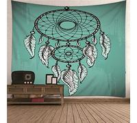 Isdreem Tapiz Japon Pared Nordico Atrapasueños Grande Papel Paredes Niñas Cian Decoraciones Artísticas Tela Para Colgar En 200x200cm