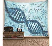 Isdreem Tapiz Para Puerta Papel Paredes Dormitorio Patrón Adn Om Tela Puertas Interiores Azul Decoraciones Artísticas Colgar En 240x220cm