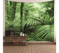 Isdreem Tapiz Yoga Pared Paisaje Ventana Bosque Om Habitacion Adolescente Verde Decoraciones Artísticas Tela Para Colgar 260x240cm