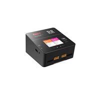 ISDT D2MK2 - Adaptador Cargador Inteligente Lipo para 1-6S Li-ion Life NiCd NiMH LiHV PB Smart Battery AC 2x200W Modo de salida dual