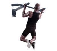 ISE Barra de Dominadas de Pared, Barra Fija Multifuncional para Flexiones, Barra Dominadas Pared TRX entrenamiento en casa, Pull Up Bar tubos de acero, Dominadas En Casa