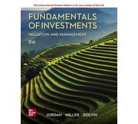 ISE Fundamentals of Investments: Valuation and Management