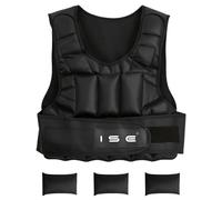 ISE SY3002-2 - Chaqueta con Peso para Adulto, Unisex, Color Negro, Talla única