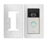 iSecur Panel de aluminio anodizado, de alta calidad, accesorio para timbre de puerta de vídeo inalámbrico | VideoDoorbell 2024 | Soporte | Placa de timbre | Fijación | Placa de estación de puerta para