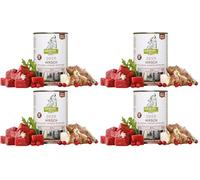 ISEGRIM Lata Perro Adulto Ciervo + Aguaturma, Bayas y Hierbas Silvestres, 400 g, Perro (Paquete de 4)