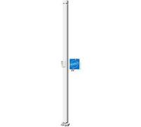 ISÉO AIA10008 - Cerradura de aplique de 2 puntos Styl Barr CAVERS ISEO para cilindro perfilado-L 2.30 m Blanco-40002300, NSP