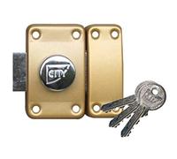 ISEO FRANCE SAS (CAVERS) Cerradura City 25 con botón - Cilindro 30 mm - Sobre variure NV 03-10020302V03