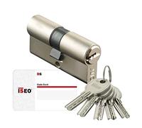 Iseo R6 - Bombillo de seguridad, leva larga (níquel, 40 x 60 mm)