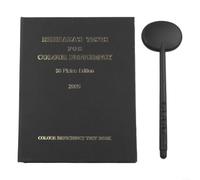 Ishihara - Libro de prueba de daltonismo con 38 placas, kit profesional de detección de visión de optometría con lentes de sombreado, para clínicas y escuelas de cuidado de los ojos