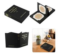 Ishihara - Libro de prueba de deficiencia de color, herramienta de detección de visión de grado clínico de 38 placas para evaluación del daltonismo congénito y adquirido