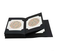 Ishihara Test Book 2025 - Libro de prueba de daltonismo de 38 piezas para detección de visión, detección de diferencia de color por optometría, daltónico rojo-verde