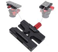 iShoot Abrazadera Adaptador para Placa de liberación rápida de Arca-Swiss Fit 200PL 410PL& Arca Fit Cabeza de trípode Gitzo GH 1780 2780 3780 Manfrotto MH 490 492 494 496 498 054 055 057 MHXPRO