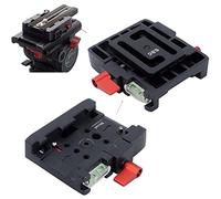 iShoot Adaptador de abrazadera convertidor de placa de liberación rápida para cámara Manfrotto Gitzo ACE Series de 50 mm y Sachtler FSB-6T/8T/10T/DV8 3+3/DV8 5+5/DV10 3+3/DV10 5+5 cabezal fluido de