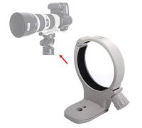 iShoot Anillo de montaje de trípode de metal, soporte de cuello de lente AII (W) compatible con Canon EF 70-200 mm f/4L / IS / IS II USM, 80-200 mm f/2.8L, 400 mm f/5.6L USM, parte inferior con ranura