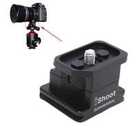iShoot - Anillo de repuesto para objetivo de metal, compatible con Sigma MC-21 EF-L, adaptador de lente, soporte de soporte para objetivo integrado Arca-Swiss Fit placa de liberación rápida