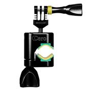 iSHOXS Cero Mount para GoPro y Actioncam compatibles en un diseño Abierto en Forma de C, para diámetro de 15-30 mm; con baza esférica para Desplazamiento Horizontal y Vertical - Negro