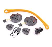 iSHOXS Conjunto North Shore Surf, Conjunto de Almohadillas Adhesivas para Deportes de Agua para GoPro con Poder Adhesivo 3M Original y Seguridad SafeSling