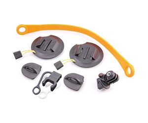 iSHOXS Conjunto North Shore Surf, Conjunto de Almohadillas Adhesivas para Deportes de Agua para GoPro con Poder Adhesivo 3M Original y Seguridad SafeSling