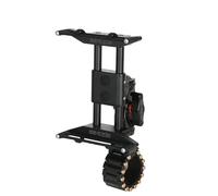 iSHOXS Hell Rider con Soporte Smartphone Hell Rider SM2 a Partir de 5,5" - para Manillar y Cuadro Ø 15-42 mm (Extensible hasta 200 mm), Soporte con extensión, rotación 360°, antivibraciones