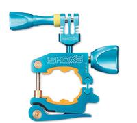 iSHOXS ProMount, Adecuado para GoPro Mount de Aluminio fresado CNC con rápido Cierre excéntrico de Palanca, Gran Zona de sujeción y a Prueba de torsión co diseño de Aluminio Completo - Azul