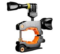 iSHOXS ProMount, GoPro Mount de Aluminio fresado CNC con rápido Cierre excéntrico de Palanca, Gran Zona de sujeción y a Prueba de torsión con diseño de Aluminio Completo