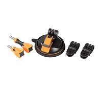 iSHOXS Small Cup Value Pack+ Soporte con Ventosa para Cámara de Acción | Compatible con GoPro,DJI, Insta, Compatible con cámaras de acción, Para parabrisas, ventanas y superficies lisas