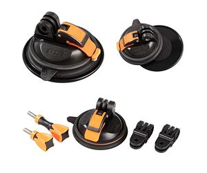 iSHOXS Small Cup | Ventosa Extra Forte per GoPro e Action CAM | Presa sicura su vetro, Auto e Barca | Antivibrazione, Resistente e durevole | Perfetto per Uso professionale e Outdoor