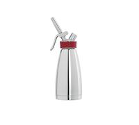 ISI 1801 Thermo Whip hecho de acero inoxidable termo-aislado, operación con cápsulas de crema para crema, salsas cálidas y frías, sopas, espumas y postres, 500 ml