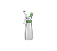 ISI Dispensador de nata GREEN WHIP ECO 0,5l Acero inoxidable / Verde plata