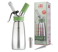 iSi North America Culinary Eco Series - Látigo verde para crema batida, espumas y coberturas a base de plantas; 1 cuarto de galón, acero inoxidable