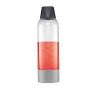 iSi Twist'n Sparkle - Juego de 2 botellas de repuesto de 1 L para batidoras de agua, para soda, para bebidas carbonatadas, resistentes botellas de PET con tapa, para cócteles y bebidas, sin BPA