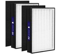 iSingo Filtro de repuesto HEPA tipo A2 compatible con los modelos de purificador de aire 3M Filtrete Room A2 FAP-C02-A2 FAP-C03-A2 y FAP-T03-A2, pieza # 1150101, paquete de 2