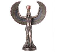 ISIS - Estatua de decoración de la reina mítica diosa egipto antiguo de 34 cm