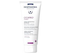 ISISPHARMA CICAPRO Crema 100 ml - Crema reparadora calmante e hidratante - Rostro y cuerpo - Pieles irritadas y dañadas - Después de intervenciones dermatológicas - Sin perfume - Fabricada en Francia