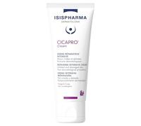 ISISPHARMA CICAPRO Crema 40 ml - Crema reparadora calmante e hidratante - Rostro y cuerpo - Pieles irritadas y dañadas - Después de un tratamiento dermatológico - Sin perfume - Fabricada en Francia