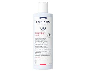 ISISPHARMA RUBORIL Lotion Lait Démaquillant Apaisant 250 ml - Peaux Sensibles Tous Types de Rougeurs - Sans Rinçage - Non parfumé - Visage Et Yeux -Conçu et fabriqué en France…