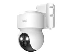 Isiwi Redi e+ - Cámara motorizada PT, 4 G LTE Uso Externo con batería eSIM (incluida)/SIM AOV videovigilancia inalámbrica H24 3 MP SD Card 512 GB IP65 Detección Humana PIR, Audio, Alexa/Google App