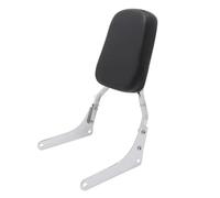 ISJRJF Almohadilla Respaldo Moto Respaldo de Pasajero Desmontable para Motocicleta, Compatible con Honda Rebel 250 CMX250 CMX250C CA250, Todo el año. Respaldo Pasajero para Motocicleta(Chrome)