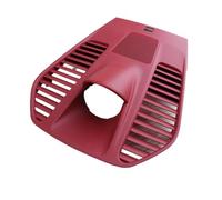 ISJRJF Fascia Marco Compatible con el Panel de Instrumentos Porsche 911 991, cronómetro Deportivo, cronómetro, Cubierta Central, Accesorios electrónicos. Kit de Embellecedor Coche(Red Cover)